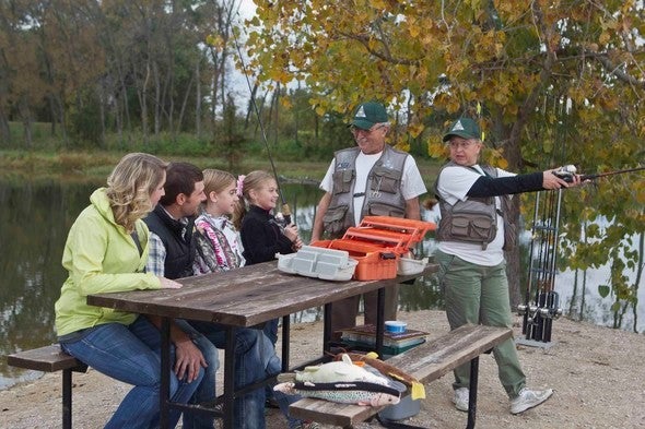 teaching family to fish
