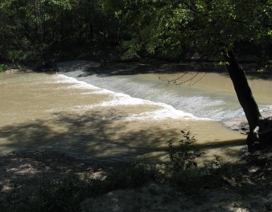 Gentle rapids on Arrow-Wood Conservation Area