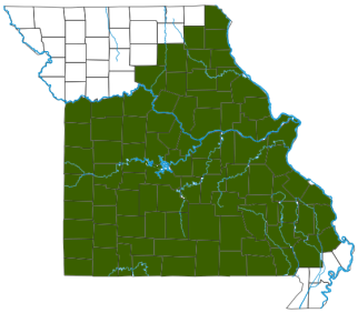 Central Newt Distribution Map