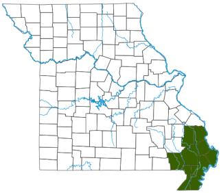 Illinois Chorus Frog Distribution Map