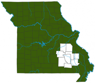 image of White Crappie distribution map