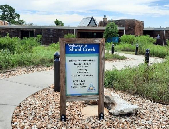 Creek Conservation Education Center sign