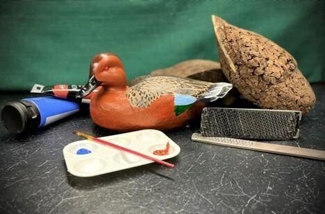 Duck decoy carving