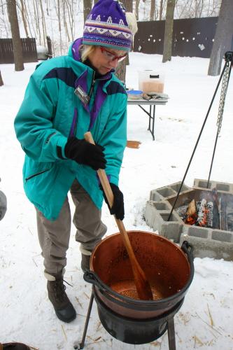 Sap Boiling at Rockwoods Maple Sugar Festival