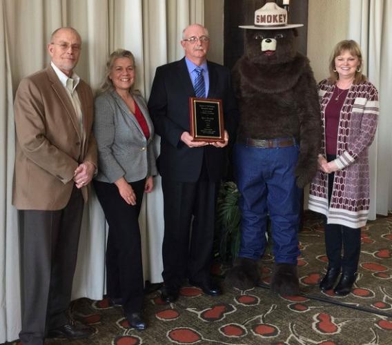 Ron "Smokey" Brown honored for fire prevention efforts