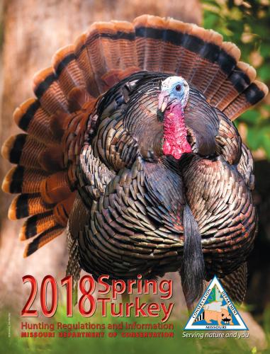 Cover of 2018 Spring Turkey Hunting Regulations and Information booklet