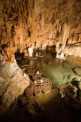 pool in cave cavern