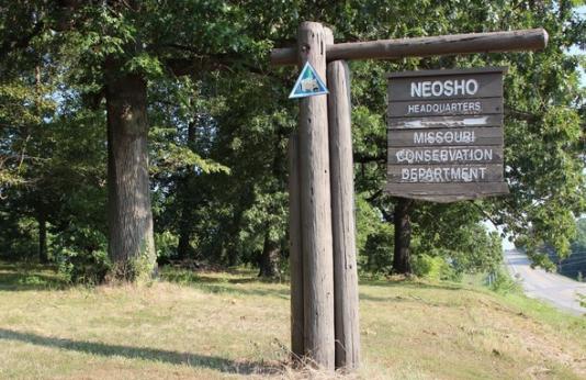 Neosho office sign