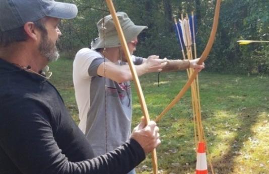 Primitive archery practice