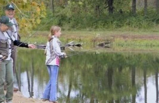 teaching fishing