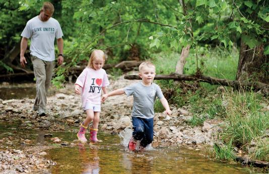 kids and creeks