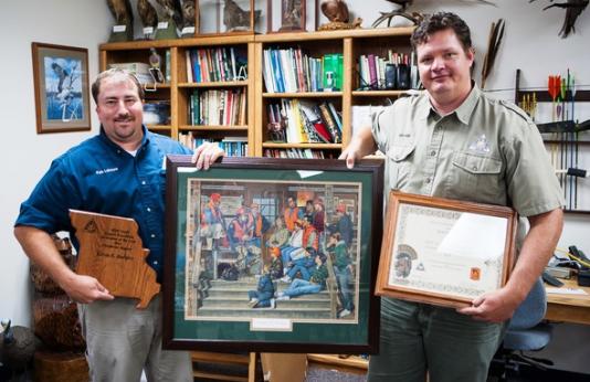 Badgley named Staff Hunter Ed Instructor of the Year