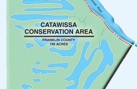 partial view of catawissa conservation area map