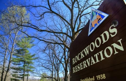 Rockwoods reservation outdoor sign