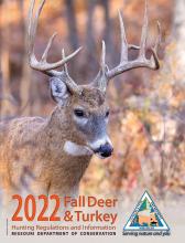 Cover of Fall Deer and Turkey regulation summary